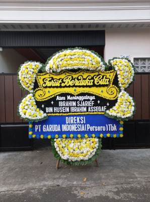 Papan Bunga Duka di Gilangharjo
