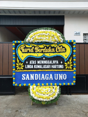 Papan Bunga Duka di Gilangharjo