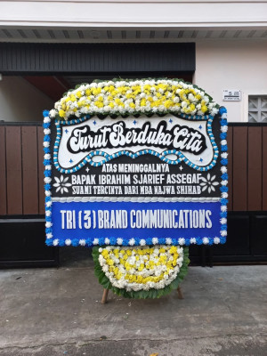 Papan Bunga Duka di Gilangharjo